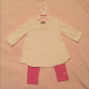 **NWT**Juicy Couture Girl's 2pc Leggings Set (2T)
